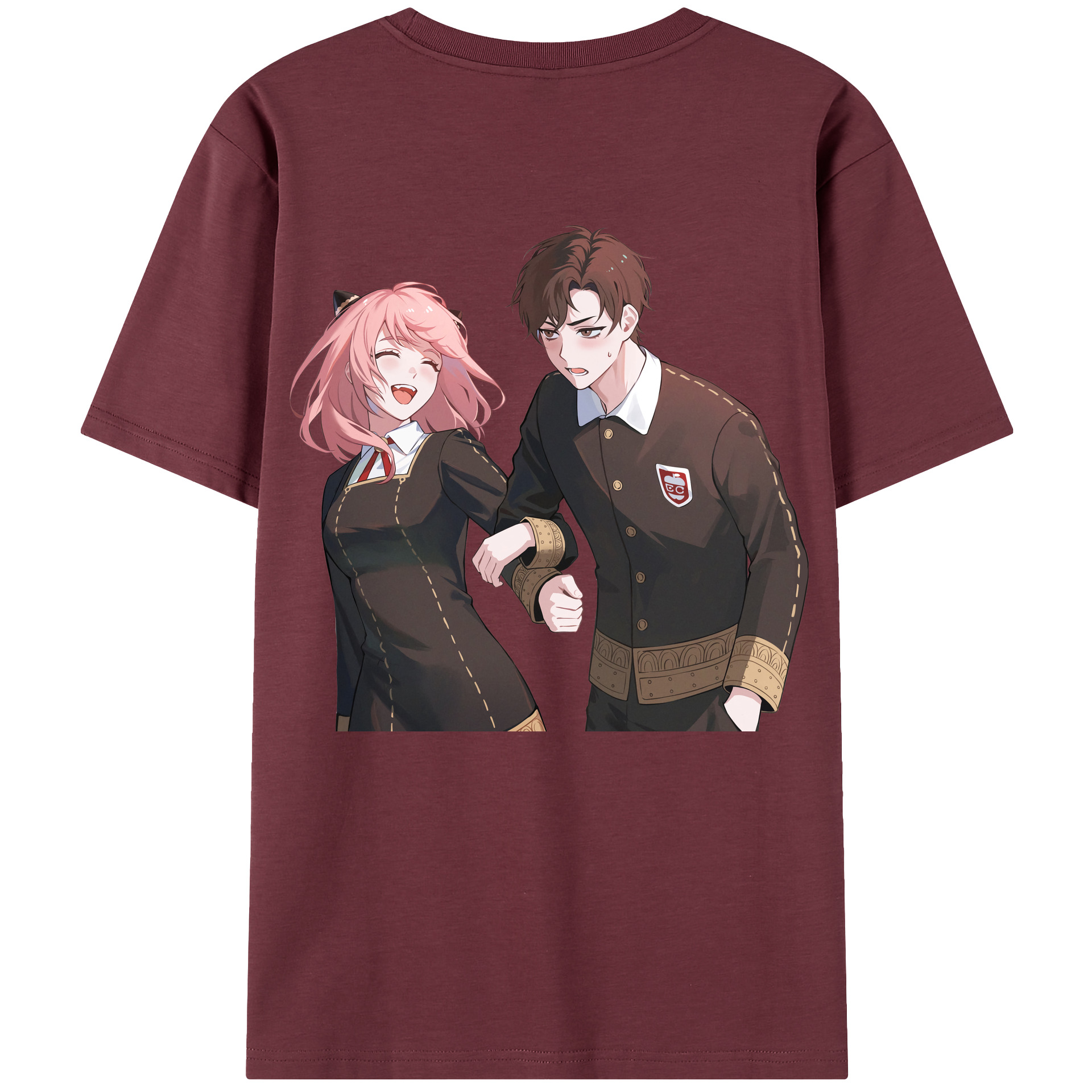 （画像用） SPY×FAMILY间谍家家酒 綿100％半袖Tシャツ（背面プリント）